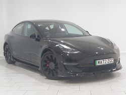 Black Used 2022 Tesla Model 3 Performance Sedan | £28,498 (Fair price)
