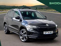 Black magic pearl effect Used 2024 Skoda Karoq SportLine SUV | £25,995 (Fair price)