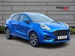 Blue Used 2021 Ford Puma ST-Line SUV | £14,695 (Fair price)