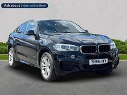 Black Used 2016 BMW X6 M Sport SUV | £24,200 (Fair price)