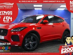 Red Used 2019 Jaguar E-Pace Chequered Flag SUV | £17,499 (A bit pricey)