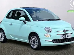 Green Used 2019 Fiat 500 Lounge Hatchback | £11,099 (Fair price)