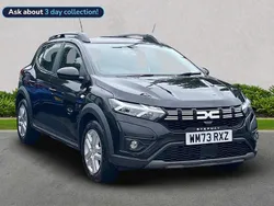 Black Used 2023 Dacia Sandero Expression Hatchback | £13,799 (A bit pricey)
