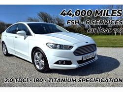 White Used 2015 Ford Mondeo Titanium Hatchback | £9,995 (Fair price)