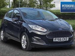 Black Used 2017 Ford Fiesta Zetec Hatchback | £7,490 (Fair price)