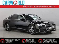 Black Used 2022 Audi A6 S-Line Sedan | £19,400 (Good price)