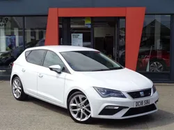 White Used 2018 Seat Leon FR Hatchback | £10,995 (A bit pricey)