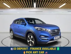 Blue Used 2017 Hyundai Tucson Edition SUV | £9,149 (Fair price)