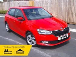 Red Used 2019 Skoda Fabia SE Hatchback | £7,850 (Good price)
