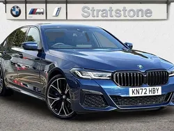 Blue Used 2022 BMW 530 M Sport | £37,995 (Expensive)
