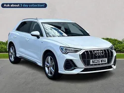 White Used 2025 Audi Q3 S-Line SUV | £34,477 (Fair price)