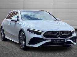 Polar white Used 2024 Mercedes A180 AMG Line Premium Plus Hatchback | £28,350 (Expensive)