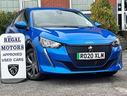 Blue Used 2020 Peugeot e-208 Allure Hatchback | £10,395 (Good price)