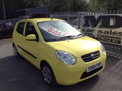 Yellow Used 2009 Kia Picanto 2 Hatchback | £1,475 (Good price)