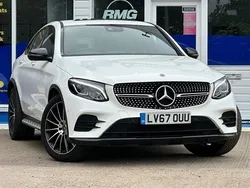 White Used 2017 Mercedes GLC220 AMG line Coupe | £19,450 (A bit pricey)