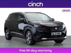 Black Used 2022 Peugeot 5008 Allure Premium MPV | £20,769 (Fair price)