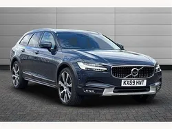 Blue Used 2019 Volvo V90 CC Plus Estate | £27,490 (Expensive)
