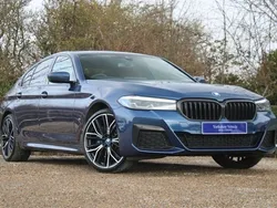 Blue Used 2021 BMW 530 M Sport Sedan | £19,995 (Good price)