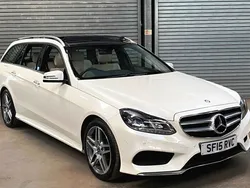 White Used 2015 Mercedes E220 AMG Line Premium Plus Estate | £15,950