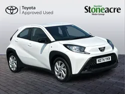 White New 2025 Toyota Aygo PURE Hatchback | £14,500 (A bit pricey)