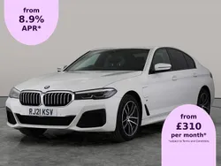 White Used 2021 BMW 530e M Sport Sedan | £19,736 (Fair price)