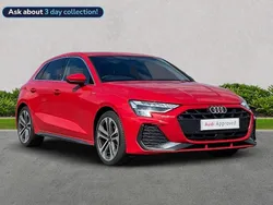 Red Used 2025 Audi A3 S-Line Hatchback | £27,842 (Fair price)