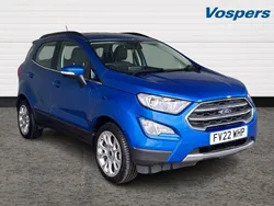 Blue Used 2022 Ford Ecosport Titanium SUV | £14,150 (Fair price)
