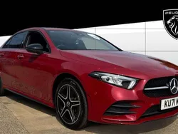 Red Used 2022 Mercedes A250 AMG Line Premium Sedan | £23,138 (Fair price)