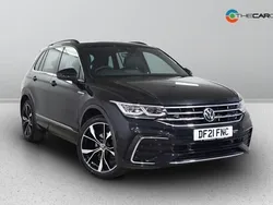 Black Used 2021 VW Tiguan R-line SUV | £24,931 (Good price)