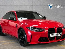 Rosso corsa solid Used 2024 BMW M3 Competition Edition Sedan | £68,990 (Good price)
