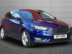 Blue Used 2017 Ford Focus Titanium Hatchback | £6,495 (Good price)