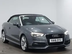 Grey Used 2016 Audi A3 Cabriolet S-Line Cabriolet | £10,998 (Fair price)