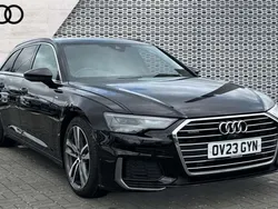 Black Used 2023 Audi A6 S-Line Estate | £34,027 (Fair price)
