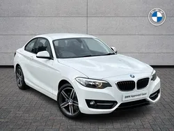 White Used 2017 BMW 218 Sport Line Coupe | £10,290 (A bit pricey)