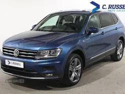 Blue Used 2021 VW Tiguan Allspace Match SUV | £20,750 (Good price)