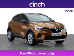 Orange/black Used 2021 Renault Captur Iconic SUV | £12,999 (Fair price)