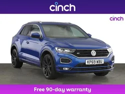 Blue Used 2019 VW T-Roc R-line SUV | £17,599 (Fair price)