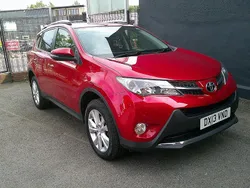 Red Used 2013 Toyota RAV4 SUV | £10,795 (Fair price)