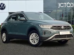 Blue Used 2024 VW T-Roc Life SUV | £23,395 (Fair price)