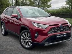Red Used 2021 Toyota RAV4 Hybrid SUV | £26,985 (Fair price)