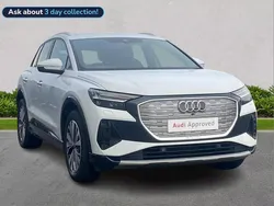 White Used 2024 Audi Q4 e-tron Sport SUV | £33,519 (Super price)
