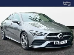 Grey Used 2020 Mercedes CLA220 AMG Line Premium Sedan | £20,990 (Fair price)
