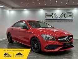 Red Used 2018 Mercedes CLA180 AMG line Sedan | £12,994 (Fair price)