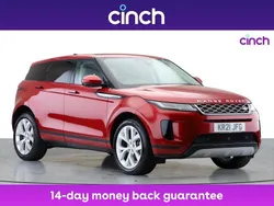 Red Used 2021 Land Rover Range Rover evoque SE SUV | £24,049 (Fair price)