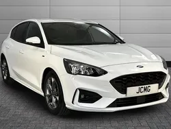 White Used 2021 Ford Focus ST-Line Hatchback | £16,500 (Fair price)