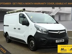 White Used 2016 Vauxhall Vivaro Van | £7,743 (Fair price)