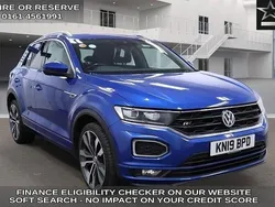 Blue Used 2019 VW T-Roc R-line SUV | £17,790 (Good price)