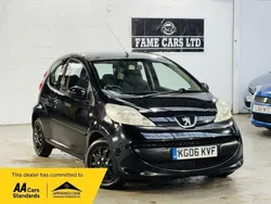 Black Used 2006 Peugeot 107 Hatchback | £2,500 (Fair price)