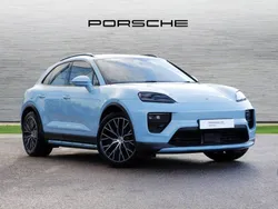 Frozenblue metallic New 2024 Porsche Macan 4 Electric SUV | £71,990