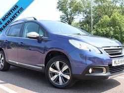 Blue Used 2015 Peugeot 2008 Allure SUV | £3,990 (Good price)